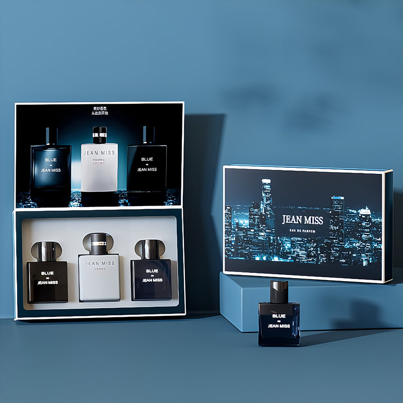 Jean Miss Blue – Men’s Fragrance Three-Piece Set