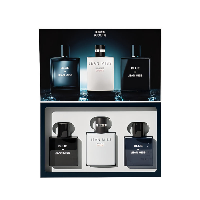 Jean Miss Blue – Men’s Fragrance Three-Piece Set