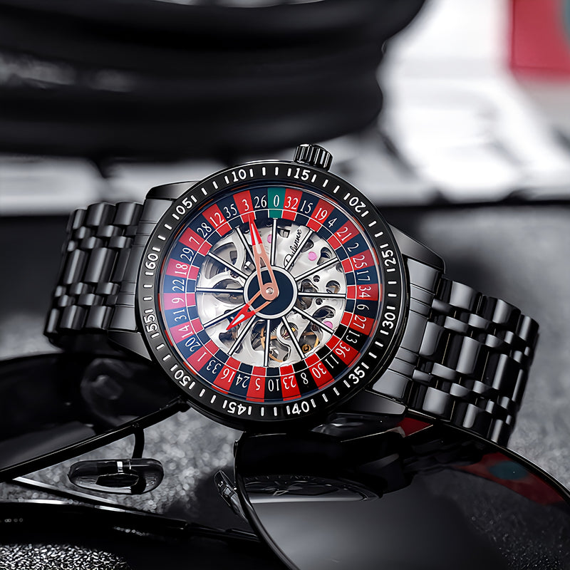 Dulunwe Luxury Men's Roulette Automatic Watch