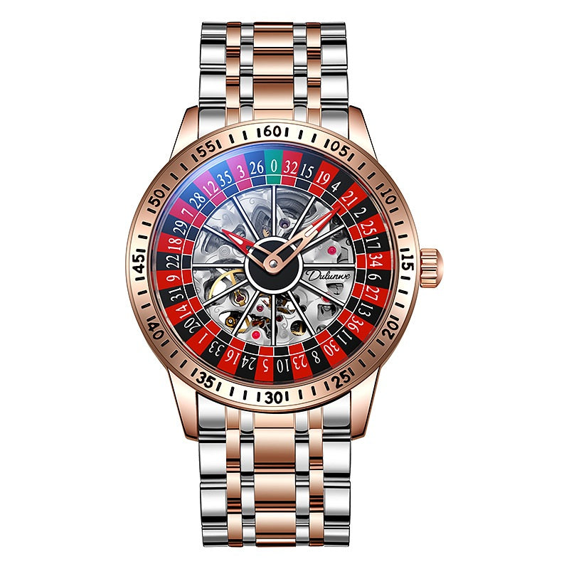 Dulunwe Luxury Men's Roulette Automatic Watch