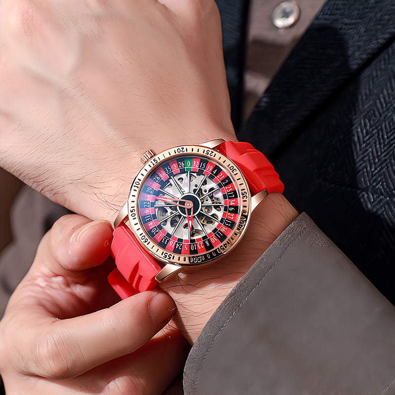 Dulunwe Luxury Men's Roulette Automatic Watch