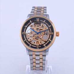 BYINO Two-Tone Skeleton Automatic Watch