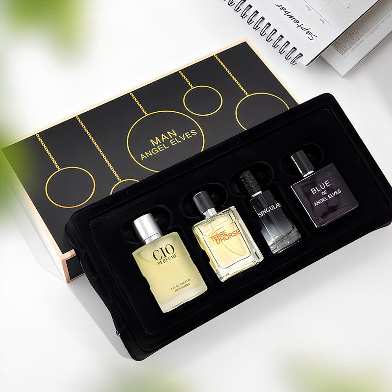Man Angel Elves - Azure Earth Men's 4-Piece Gift Set