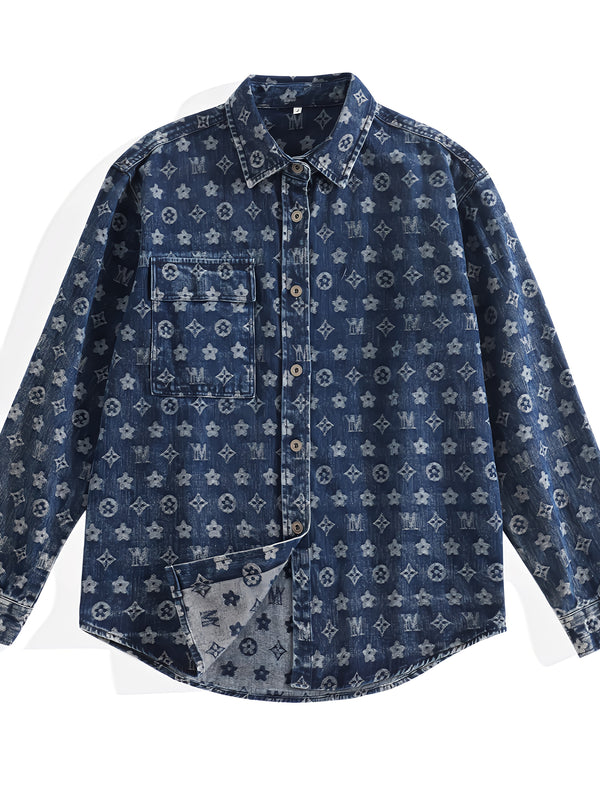 Louis Vuitton DNA Denim Jacket – Monogram Washed Edition (2025)