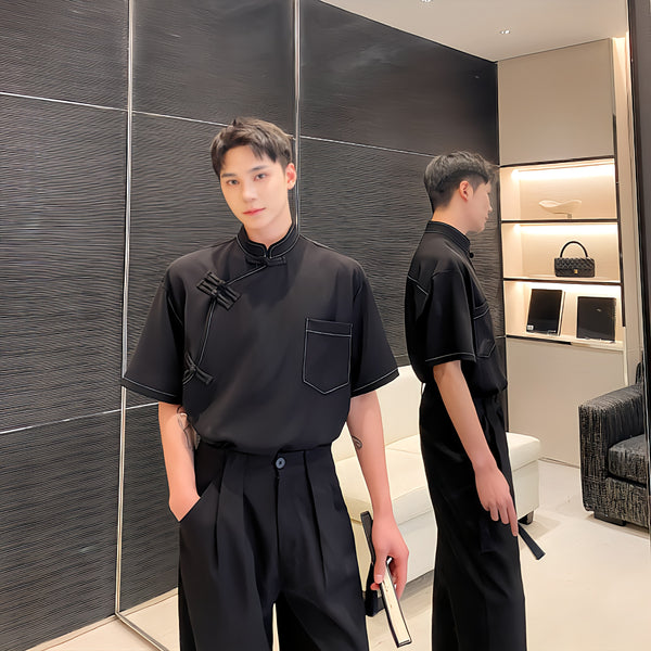 Lumé Tang-Collar Heritage Shirt