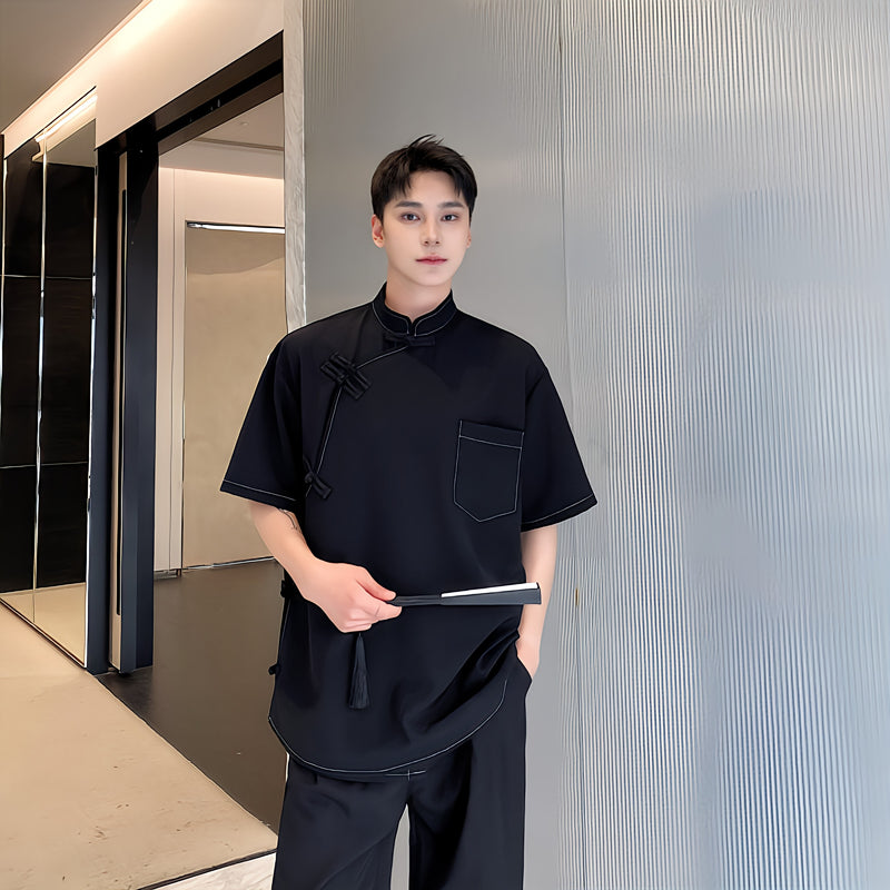 Lumé Tang-Collar Heritage Shirt