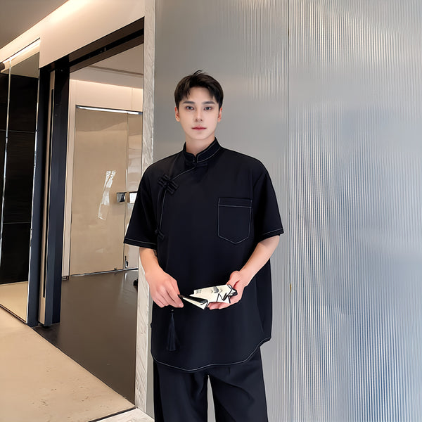 Lumé Tang-Collar Heritage Shirt